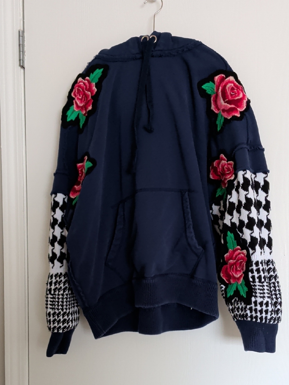 Free People We The Free Navy Drawstring Hoodie